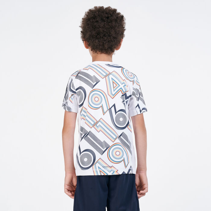 adidas Kids' AEROREADY Bold T-Shirt White adidas Kids' AEROREADY Bold T-Shirt White image number 1