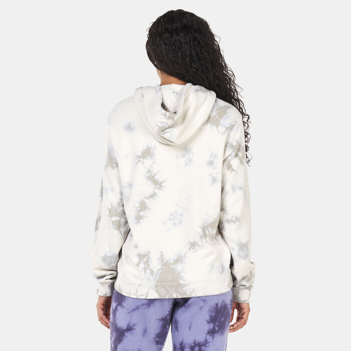 Converse Go-To Star Chevron Washed Hoodie White Converse Go-To Star Chevron Washed Hoodie White image number 1