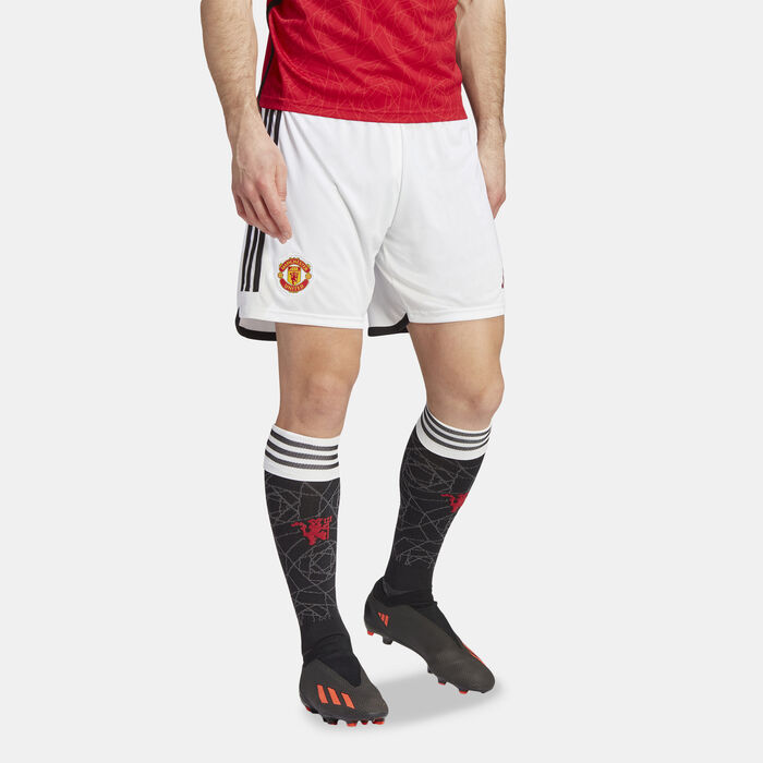 adidas Men's Manchester United Home Shorts - 2023/24 White adidas Men's Manchester United Home Shorts - 2023/24 White image number 0