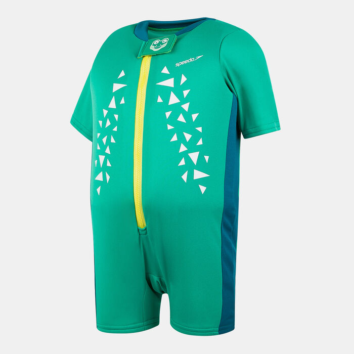 Speedo Kids' Printed Float Suit (Baby and Toddler) Green Speedo Kids' Printed Float Suit (Baby and Toddler) Green image number 0
