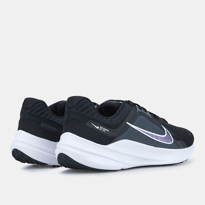 Nike Women's Quest 5 Road Running Shoe Black Nike Women's Quest 5 Road Running Shoe Black image number 2