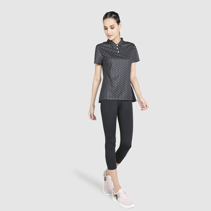 Nike Golf Women's Dri-FIT Victory Golf Polo Shirt Black Nike Golf Women's Dri-FIT Victory Golf Polo Shirt Black image number 2