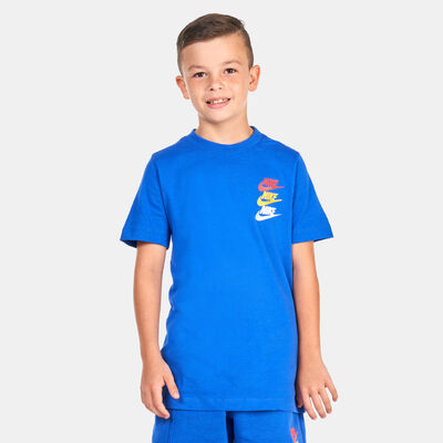 Nike Kids' Sportswear Graphic T-Shirt Blue