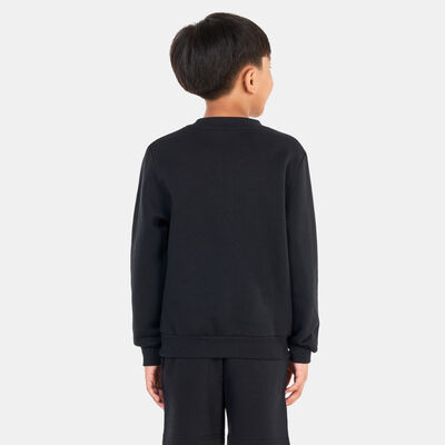 Nike Kids' Sportswear Club+ Crewneck Create Sweatshirt Black Nike Kids' Sportswear Club+ Crewneck Create Sweatshirt Black