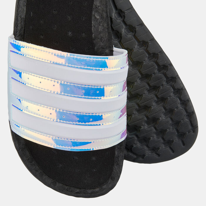 adidas Adilette Boost Slides Mettalic adidas Adilette Boost Slides Mettalic image number 2