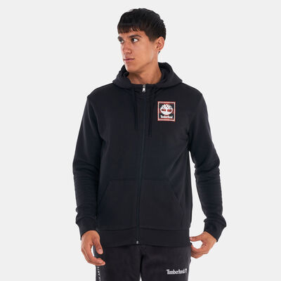 Timberland Men's Buffalo Plaid Full-Zip Hoodie Black Timberland Men's Buffalo Plaid Full-Zip Hoodie Black