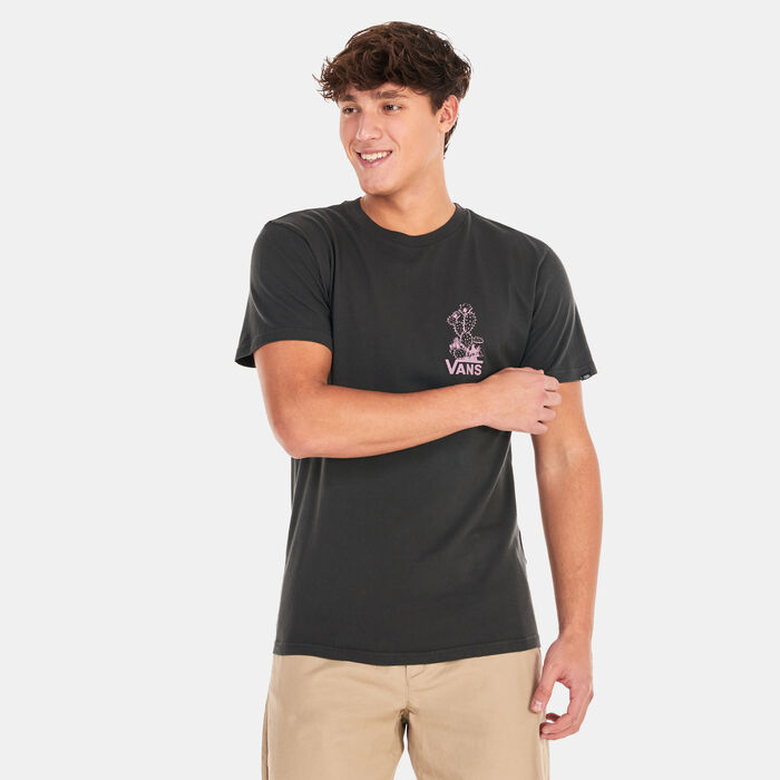 Vans Men's Hug A Cactus T-Shirt Black Vans Men's Hug A Cactus T-Shirt Black image number 0