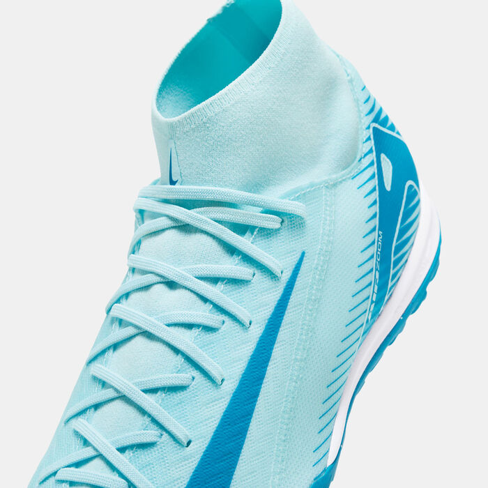 Nike Men's Mercurial Superfly 10 Academy Turf Ground Football Shoes Blue Nike Men's Mercurial Superfly 10 Academy Turf Ground Football Shoes Blue image number 5
