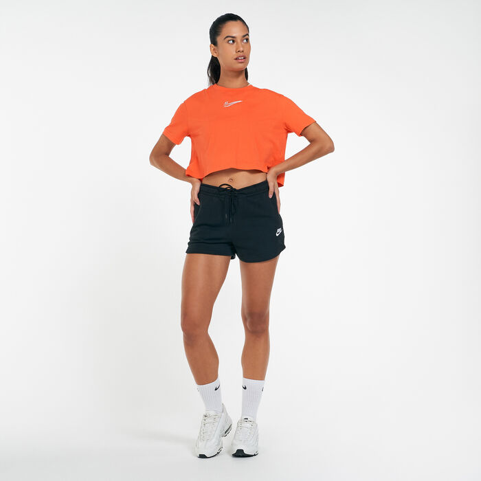 Nike Women's Sportswear Essential Shorts Black image number 2