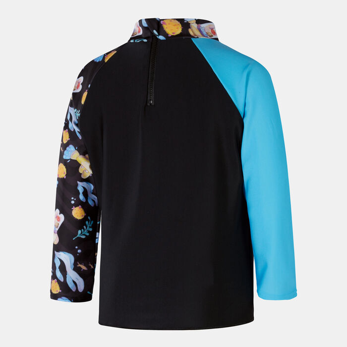 Speedo Kids' Digital Long Sleeve Swimming Rashguard Black Speedo Kids' Digital Long Sleeve Swimming Rashguard Black image number 1