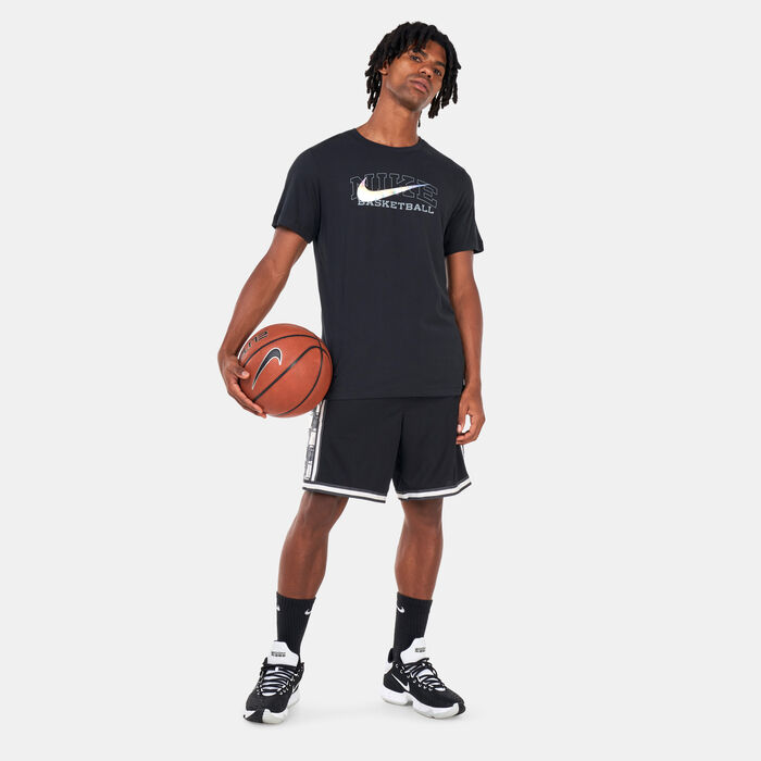 Nike Men's Dri-FIT Swoosh Basketball T-Shirt Black Nike Men's Dri-FIT Swoosh Basketball T-Shirt Black image number 2