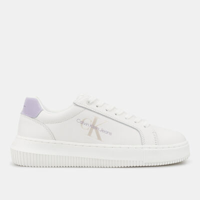 Calvin Klein Women's Leather Platform Shoe White Calvin Klein Women's Leather Platform Shoe White
