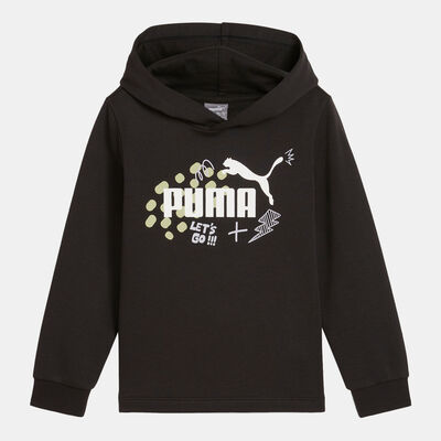PUMA Kids' Essential+ Hoodie Black PUMA Kids' Essential+ Hoodie Black