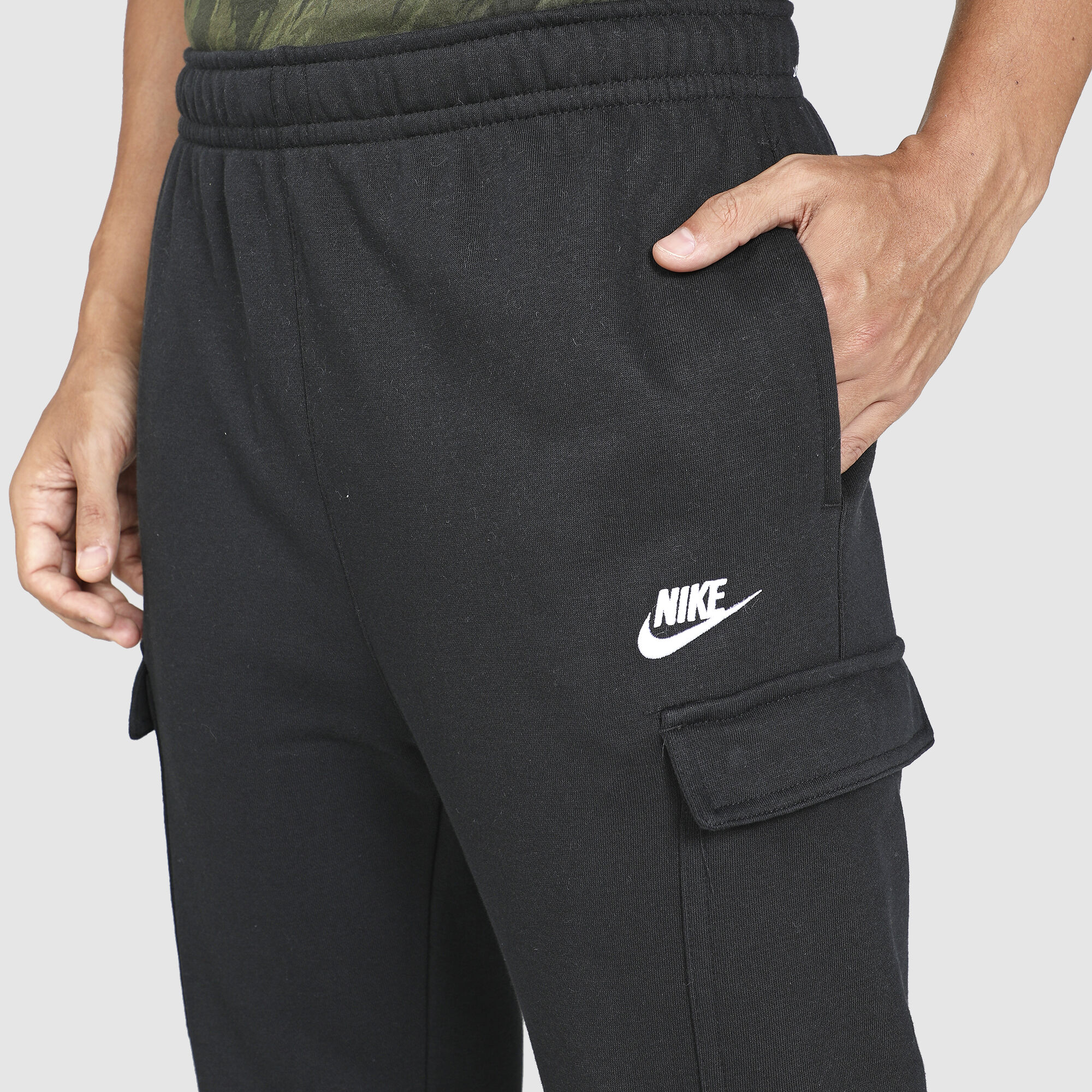 Nike club french shop terry cargo pants