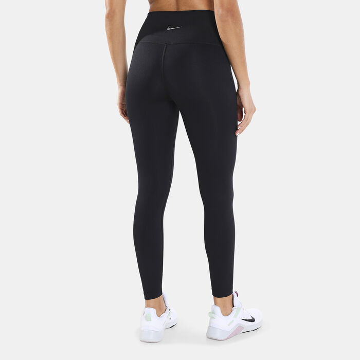 Nike Women's Yoga High-Waisted 7/8 Leggings Black Nike Women's Yoga High-Waisted 7/8 Leggings Black image number 1