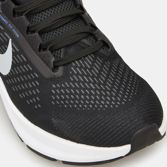 Nike Men's Air Zoom Structure 24 Running Shoe Black image number 5