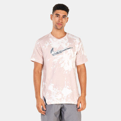 Nike Men's Dri-FIT Run Division Printed T-Shit White