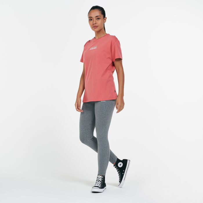 Converse Women's Flower T-Shirt Pink Converse Women's Flower T-Shirt Pink image number 2