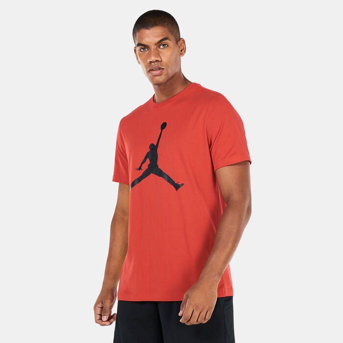 Jordan Men's Jumpman Crew T-Shirt Red Jordan Men's Jumpman Crew T-Shirt Red image number 0