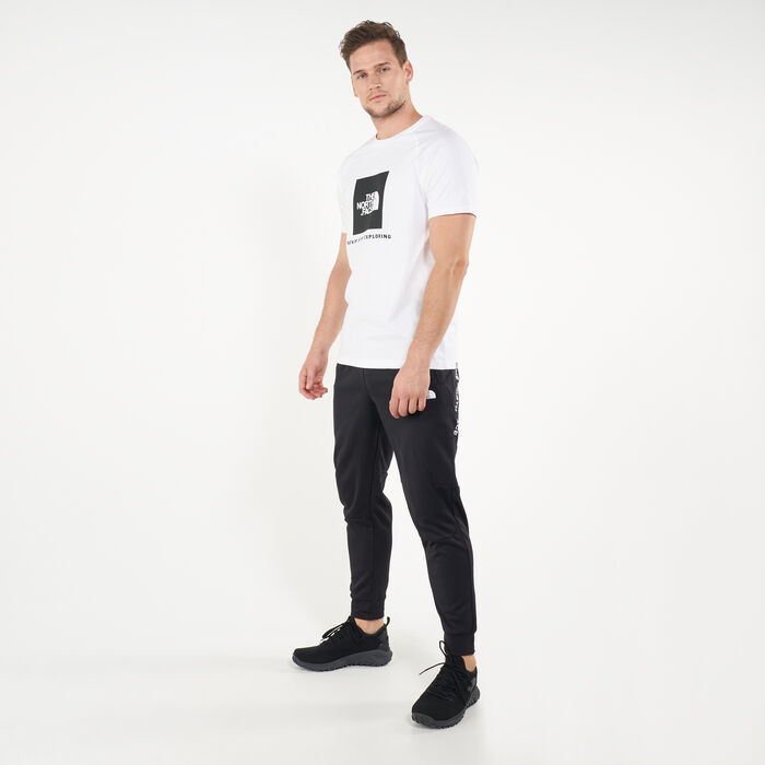 The North Face Men's Raglan Redbox T-Shirt White The North Face Men's Raglan Redbox T-Shirt White image number 2