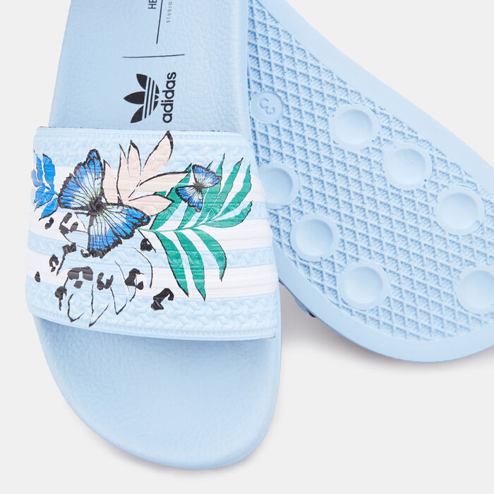 adidas Originals Kids' Adilette Slides Blue adidas Originals Kids' Adilette Slides Blue image number 2