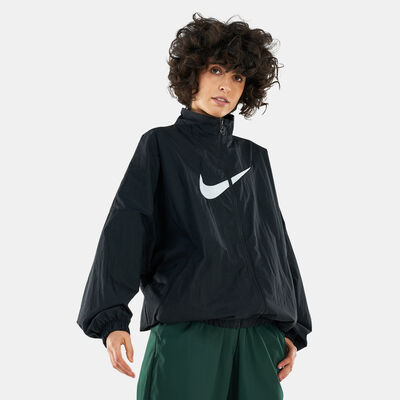 Nike Women's Sportswear Essential Woven Jacket Black