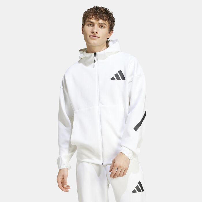 adidas Men's Z.N.E. Track Jacket White image number 0