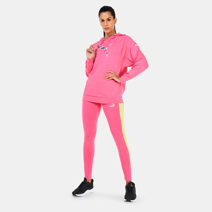PUMA Women's Modern Sports Hoodie Pink image number 2
