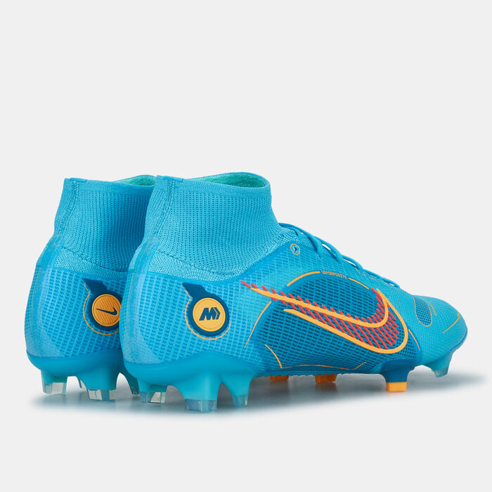Nike Men's Mercurial Superfly 8 Elite Firm Ground Football Shoe Blue Nike Men's Mercurial Superfly 8 Elite Firm Ground Football Shoe Blue image number 3
