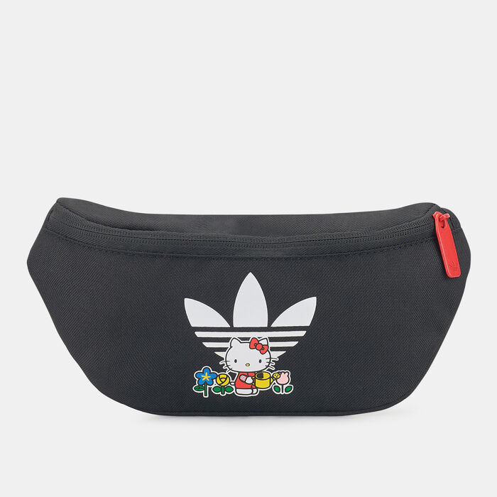 adidas Originals Kids' x Hello Kitty Waist Bag Black adidas Originals Kids' x Hello Kitty Waist Bag Black image number 0