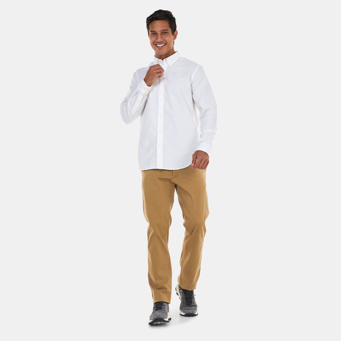 Timberland Men's Oxford Long-Sleeve Shirt White Timberland Men's Oxford Long-Sleeve Shirt White image number 2
