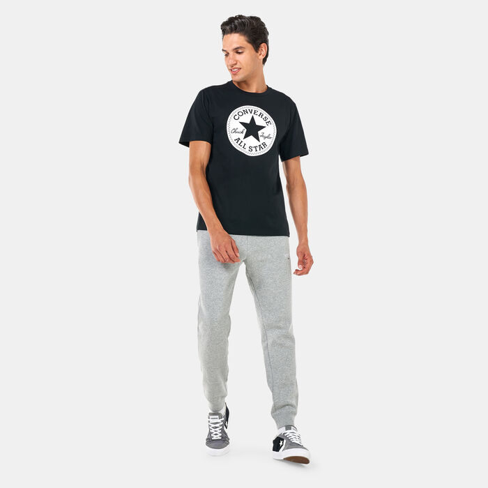 Converse Center Front Chuck Patch T-Shirt Black Converse Center Front Chuck Patch T-Shirt Black image number 2
