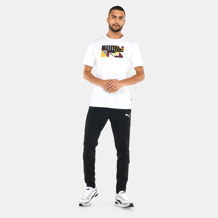 PUMA Men's Monogram Graphic T-Shirt White image number 2