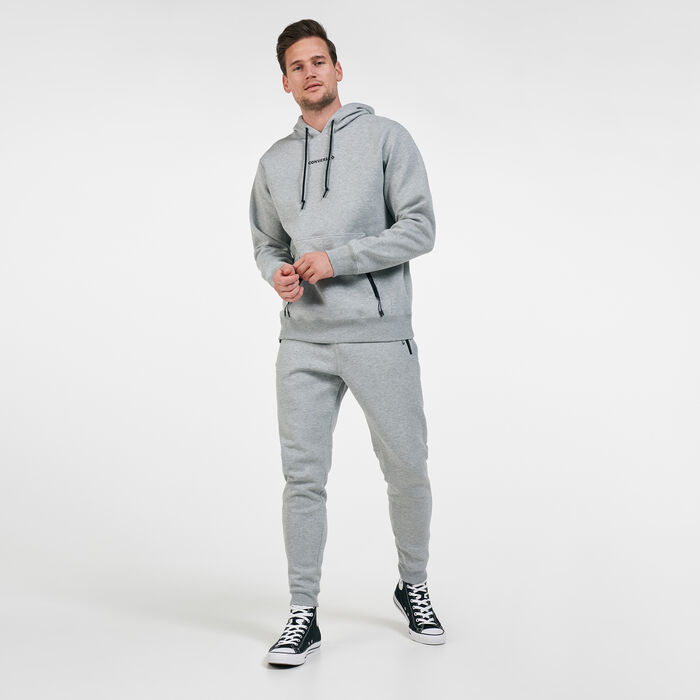 Converse Men's Court Lifestyle Hoodie Red Converse Men's Court Lifestyle Hoodie Red image number 2