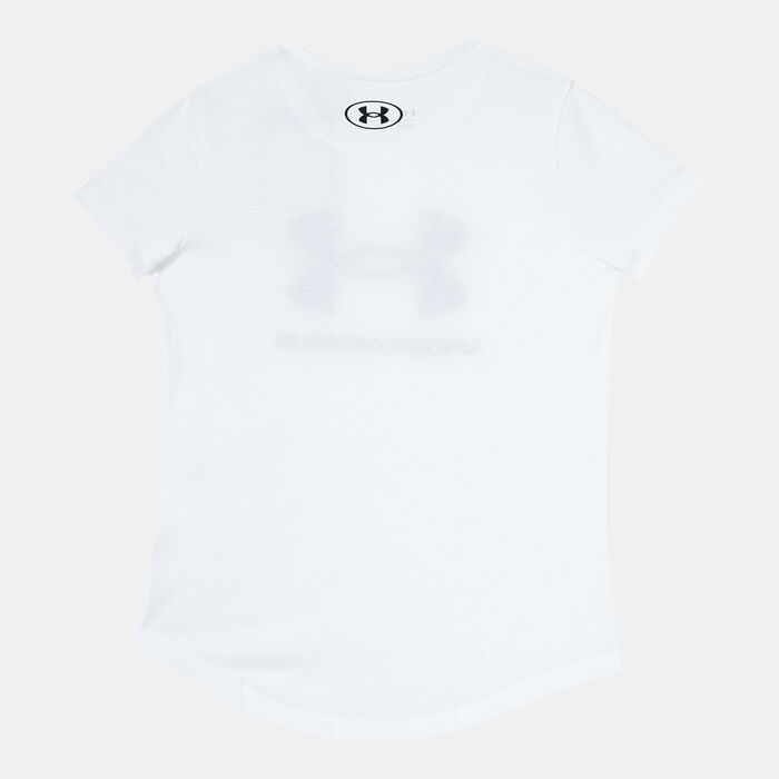 Under Armour Kids' UA Sportstyle Graphic T-Shirt White Under Armour Kids' UA Sportstyle Graphic T-Shirt White image number 1