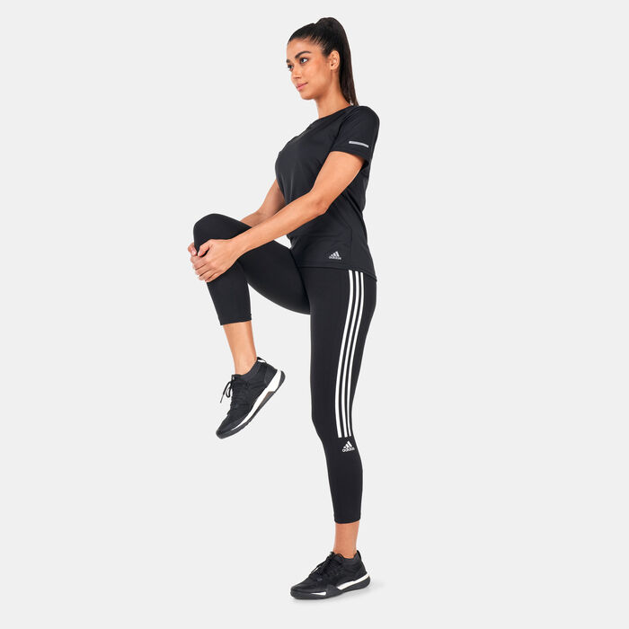 adidas Women's AEROREADY Designed to Move Cotton-Touch 7/8 Leggings Black adidas Women's AEROREADY Designed to Move Cotton-Touch 7/8 Leggings Black image number 2