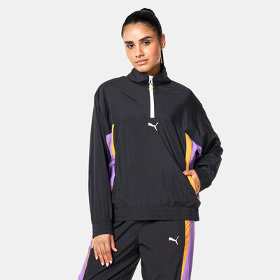 PUMA Women's SWxP CELLERATOR Half-Zip Jacket Black