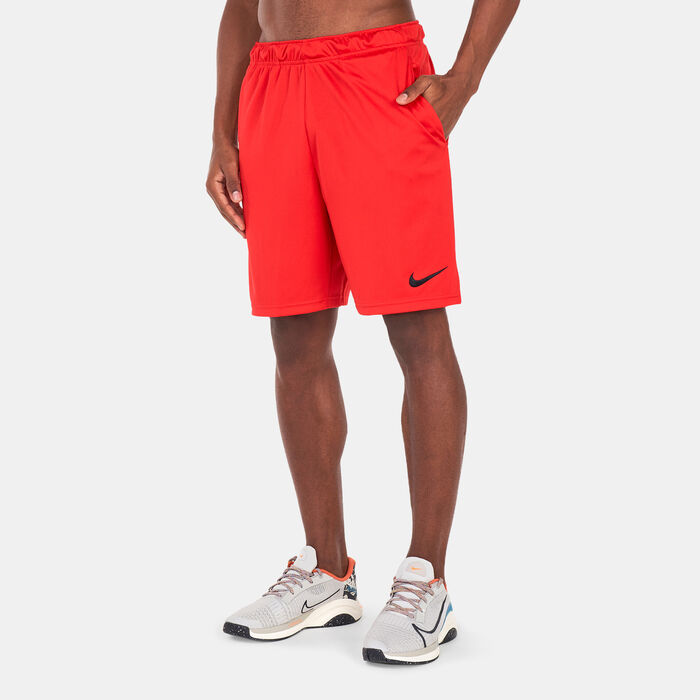 Nike Men's Dri-FIT Knit Training Shorts Red image number 0