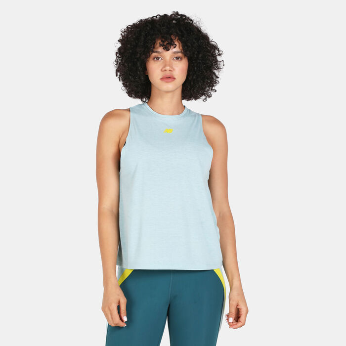 New Balance Women's Transform Tank Top Blue New Balance Women's Transform Tank Top Blue image number 0
