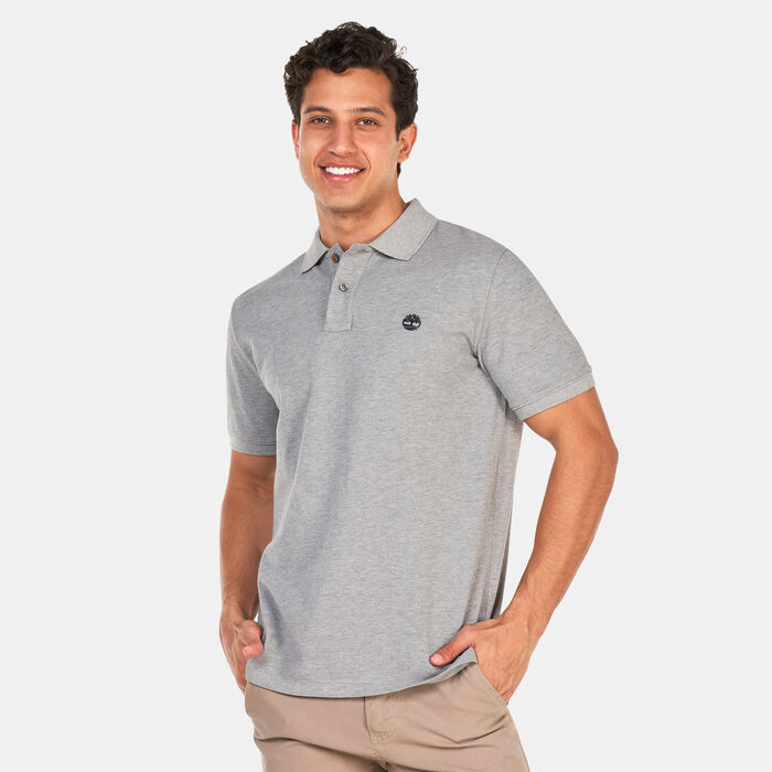 Timberland Men's Millers River Polo Shirt Grey Timberland Men's Millers River Polo Shirt Grey image number 0