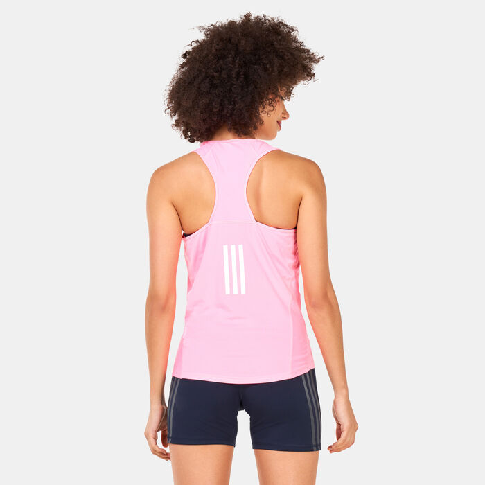adidas Women’s Own The Run Running Tank Top Pink adidas Women’s Own The Run Running Tank Top Pink image number 1