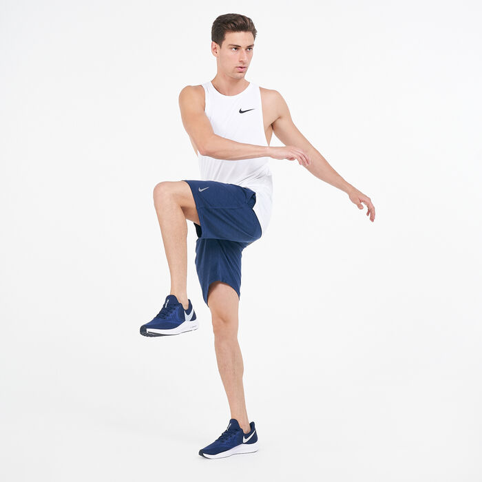 Nike Men's Dri-FIT Hyperdry Yoga Shorts Blue Nike Men's Dri-FIT Hyperdry Yoga Shorts Blue image number 2