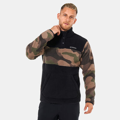 Columbia Men's Rugged Ridge™ Sherpa Half Snap Pullover Jacket Black