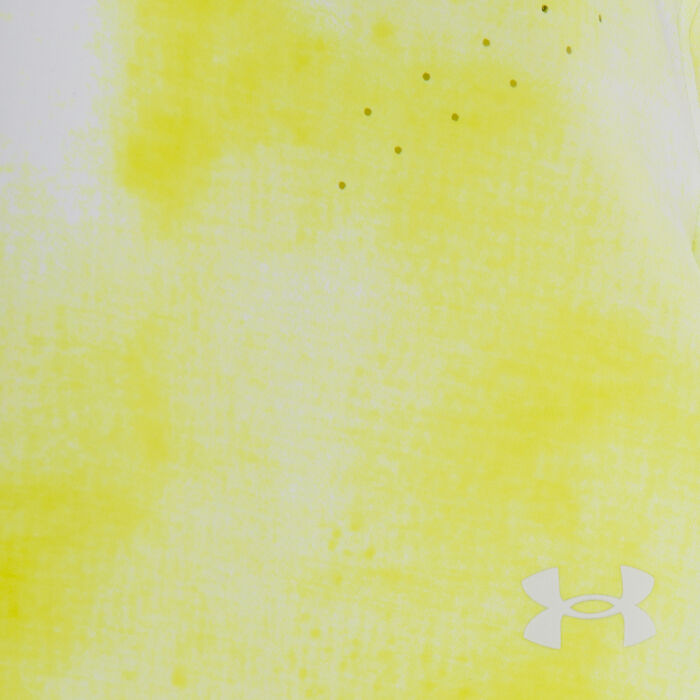 Under Armour Women's Launch Elite Printed Running T-Shirt yellow image number 2