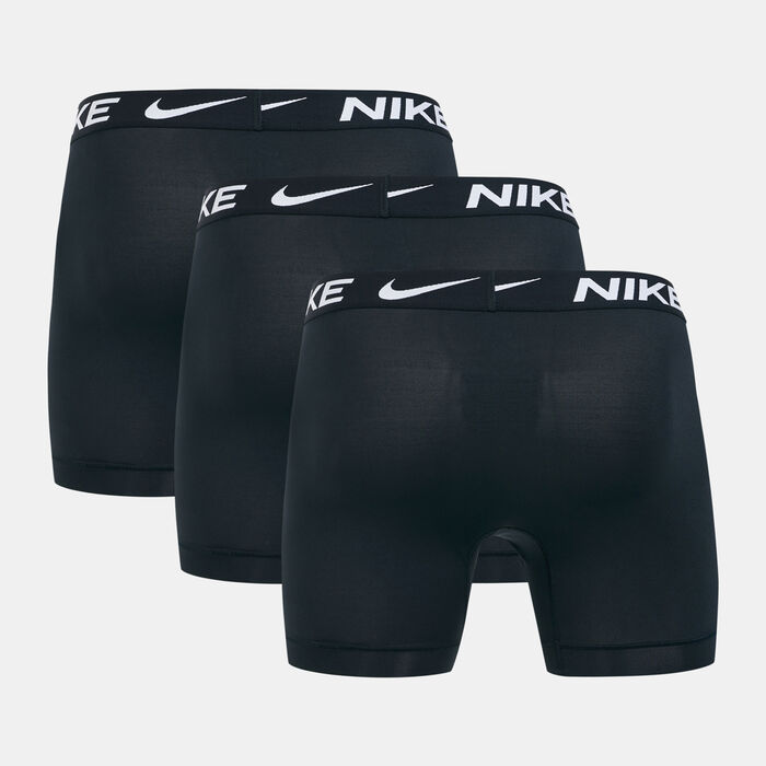 Nike Men's Essential Micro Trunks (Pack of 3) Black Nike Men's Essential Micro Trunks (Pack of 3) Black image number 1