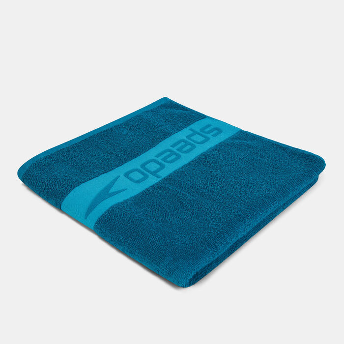 Speedo Border Towel Blue image number 0