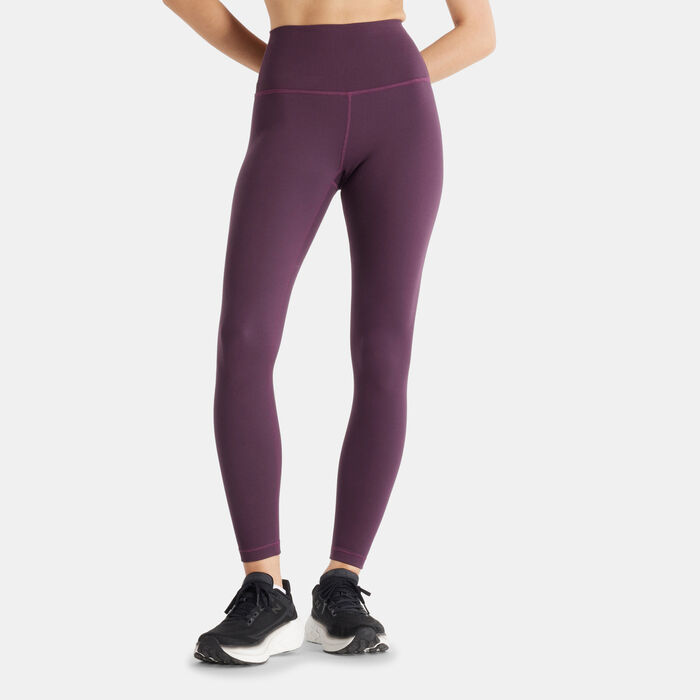 New Balance Women's Ribbed Leggings Brown New Balance Women's Ribbed Leggings Brown image number 0