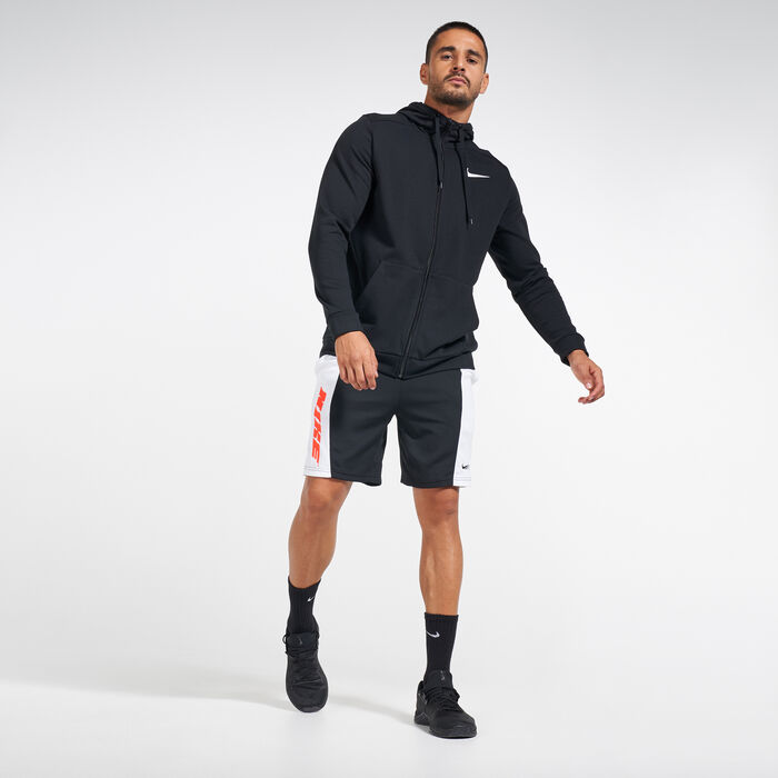 Nike Men's Dry Dri-FIT Fitness Full-Zip Hoodie Black image number 2