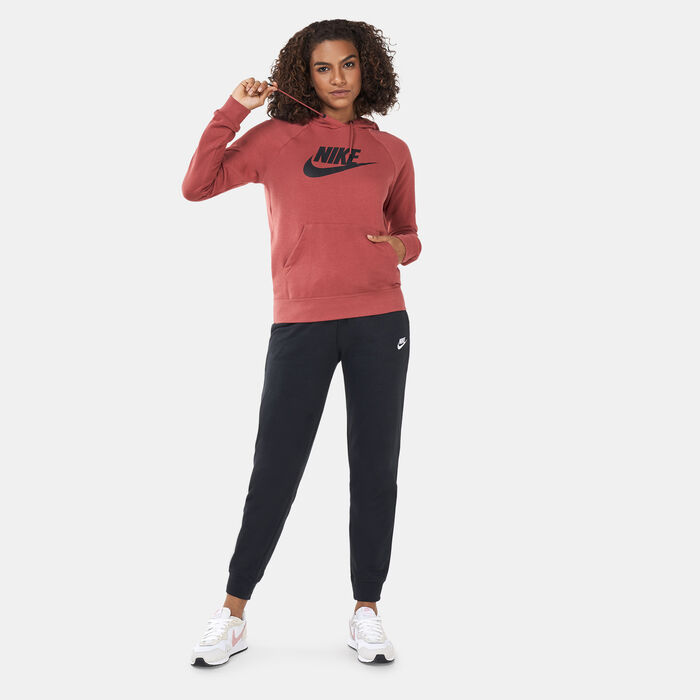 Nike Women's Sportswear Essential Hoodie Brown Nike Women's Sportswear Essential Hoodie Brown image number 2