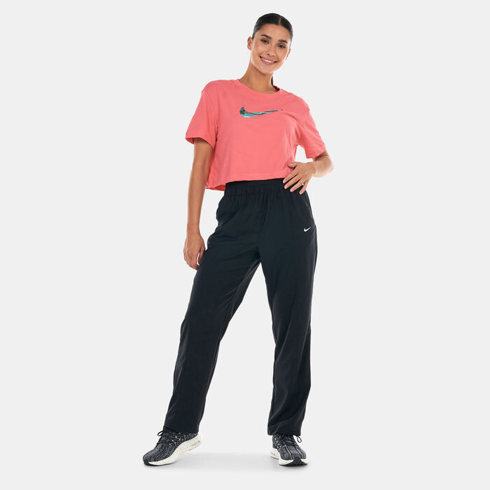 Nike Women's Dri-FIT One Ultra High-Waisted Training Pants Black Nike Women's Dri-FIT One Ultra High-Waisted Training Pants Black image number 2